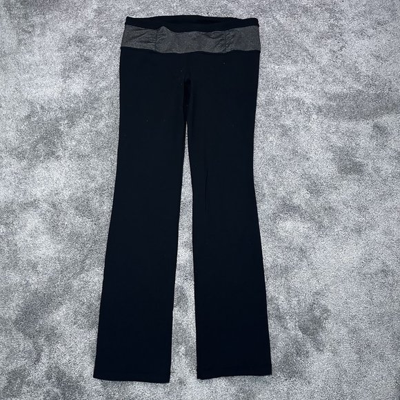 Lululemon Groove Pant Womens Size 10 (31x32) Black Flared High Rise Yoga - Picture 1 of 10